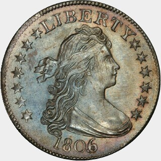 1806/5  Quarter Dollar obverse