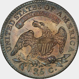 1815  Quarter Dollar reverse