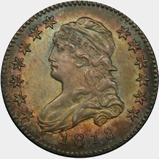 1818/5  Quarter Dollar obverse