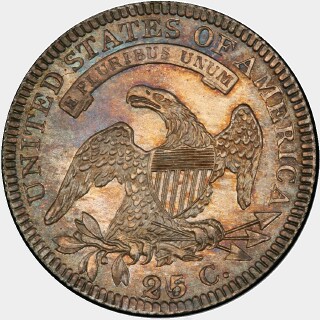 1822  Quarter Dollar reverse