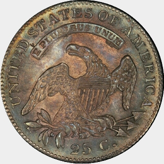1824/2  Quarter Dollar reverse