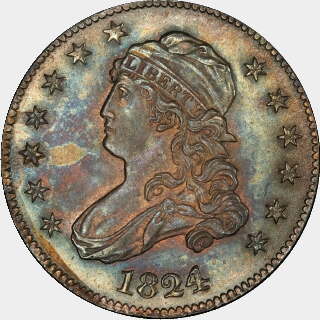 1824/2  Quarter Dollar obverse
