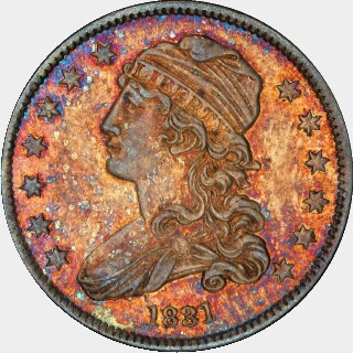 1831  Quarter Dollar obverse