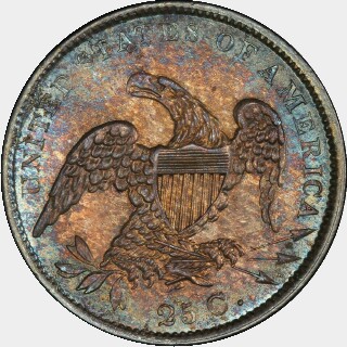 1833  Quarter Dollar reverse