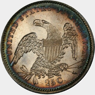 1835  Quarter Dollar reverse