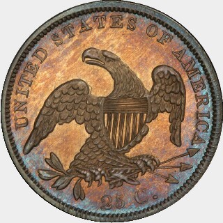 1837  Quarter Dollar reverse