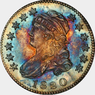 1820 Proof Quarter Dollar obverse