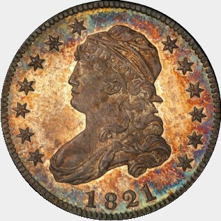 1821 Proof Quarter Dollar obverse