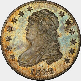 1822 Proof Quarter Dollar obverse