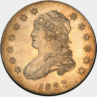 1827/3 Proof Quarter Dollar obverse
