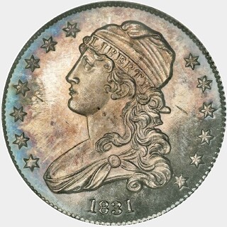 1831 Proof Quarter Dollar obverse