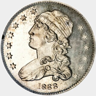 1833 Proof Quarter Dollar obverse