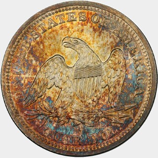 1840  Quarter Dollar reverse