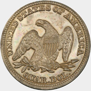 1848  Quarter Dollar reverse