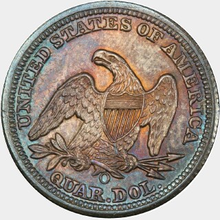 1849-O  Quarter Dollar reverse