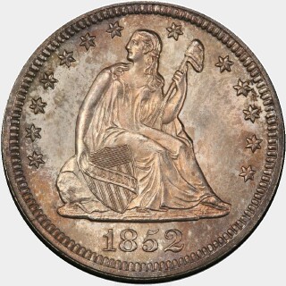 1852  Quarter Dollar obverse