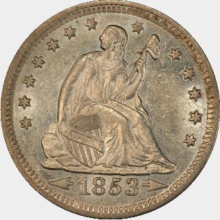 1853-O  Quarter Dollar obverse