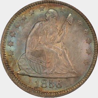 1856  Quarter Dollar obverse