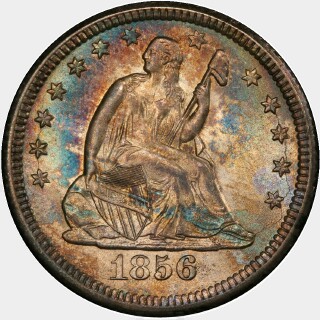 1856-O  Quarter Dollar obverse
