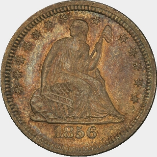 1856-S  Quarter Dollar obverse