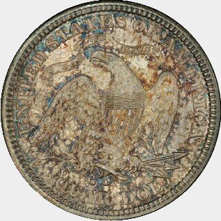 1873-CC  Quarter Dollar reverse