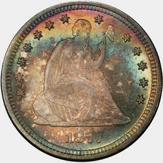 1877-S/S  Quarter Dollar obverse