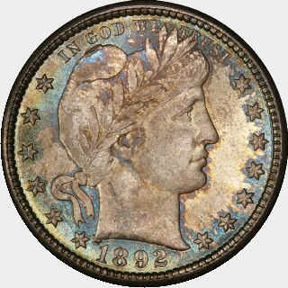 1892-O  Quarter Dollar obverse