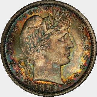 1895-O  Quarter Dollar obverse