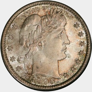 1895-S  Quarter Dollar obverse
