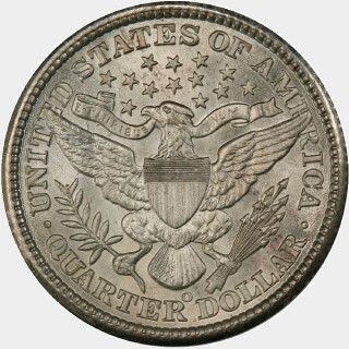 1897-O  Quarter Dollar reverse