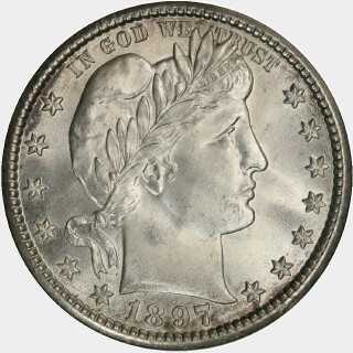1897-O  Quarter Dollar obverse