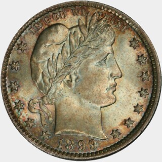 1899  Quarter Dollar obverse