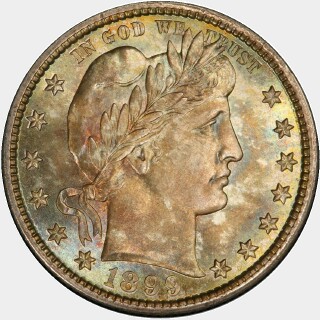 1899-S  Quarter Dollar obverse