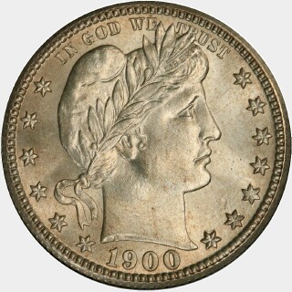 1900-S  Quarter Dollar obverse
