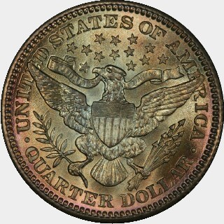 1903  Quarter Dollar reverse