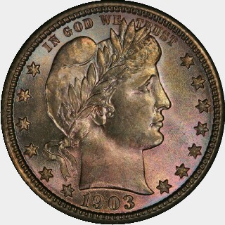1903  Quarter Dollar obverse