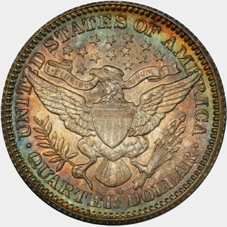 1903-O  Quarter Dollar reverse