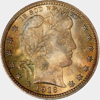 1916  Quarter Dollar obverse