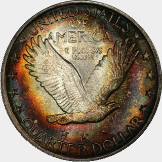 1920  Quarter Dollar reverse