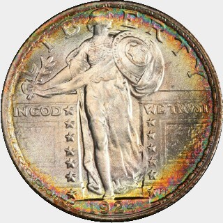 1924  Quarter Dollar obverse