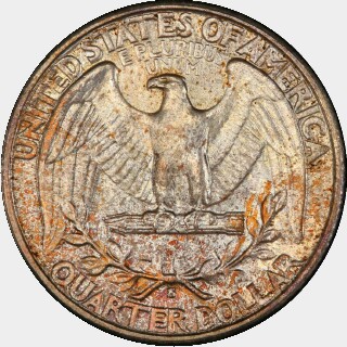 1932-S  Quarter Dollar reverse