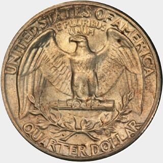 1934  Quarter Dollar reverse