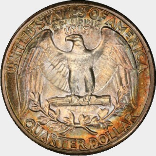 1937  Quarter Dollar reverse