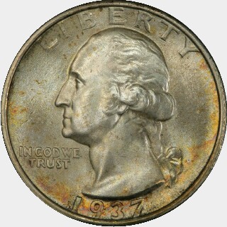 1937-S  Quarter Dollar obverse