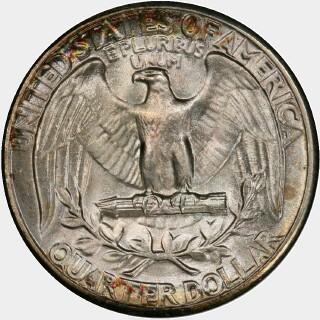 1938  Quarter Dollar reverse