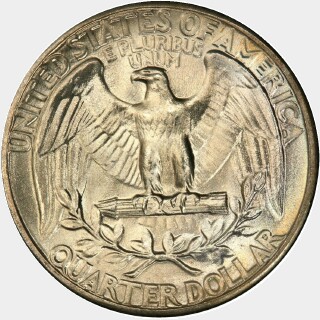 1939  Quarter Dollar reverse