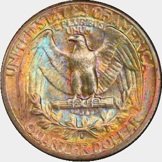 1939-S  Quarter Dollar reverse
