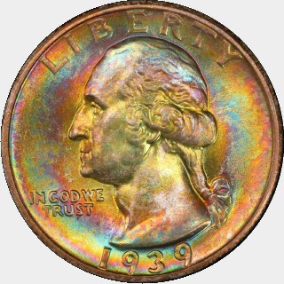 1939-S  Quarter Dollar obverse