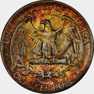 1940-S  Quarter Dollar reverse