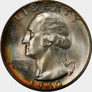 1940-S  Quarter Dollar obverse